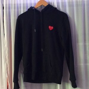 PLAY comme des garçons brand new worn once hoodie